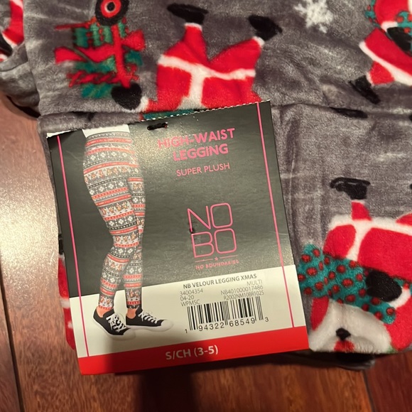 Small Christmas Santa- Leggings new - Picture 3 of 3